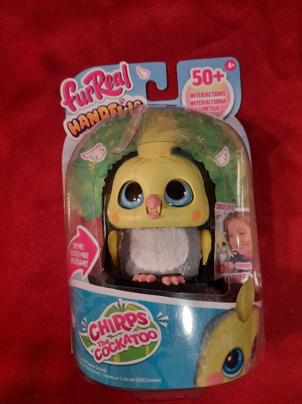 FurReal Friends Chirps the Cockatoo Interactive Yellow Bird Toy